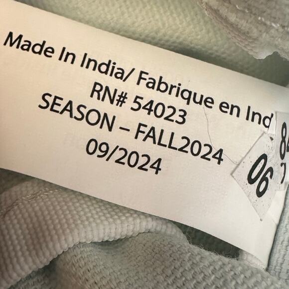 Athleta Blue White Ombre Beach Tote Bag 100% Cotton - Picture 5 of 6